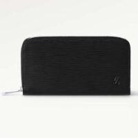 Louis Vuitton Unisex Zippy Wallet Black Epi Grained Cowhide Leather Zip Closure