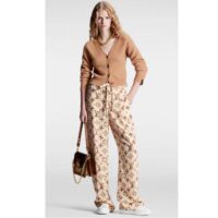 Louis Vuitton Women LV Cropped Camel Cardigan Yack Hair Silk Camel Regular Fit (11)