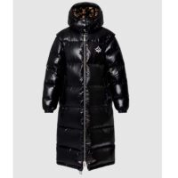 Louis Vuitton Women LV Glossy Long Puffer Coat Black Regular Fit Polyamide (6)