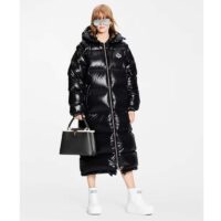 Louis Vuitton Women LV Glossy Long Puffer Coat Black Regular Fit Polyamide (6)