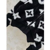 Louis Vuitton Women LV Monogram Mink Fur Zipped Hoodie Relaxed Fit Allover Monogram Intarsia (10)