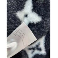 Louis Vuitton Women LV Monogram Mink Fur Zipped Hoodie Relaxed Fit Allover Monogram Intarsia (10)