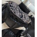 Louis Vuitton Men LV SKI Abstract Monogram Flower Puffer Jacket Black White - Image 8