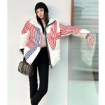 Louis Vuitton Women LV SKI LV Stripes Puffer Jacket Monogram Jacquard Polyamide White - Image 12