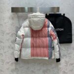 Louis Vuitton Men LV SKI LV Stripes Puffer Jacket Monogram Jacquard Polyamide White - immagine 3