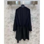 Louis Vuitton Women LV Shirt Dress Polyester Black Regular Fit - Bild 3