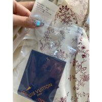 Louis Vuitton Women LV Unicorn Print Flounce Skirt Cotton Silk Sandy Beige Regular Fit (4)