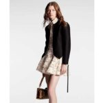 Louis Vuitton Women LV Unicorn Print Flounce Skirt Cotton Silk Sandy Beige Regular Fit - immagine 12