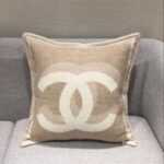 Chanel Unisex CC Cushion Cotton Wool Tweed Beige Sandy Multifunction - immagine 6