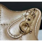 Chanel Women CC Backpack Star Coin Purse Mirror Calfskin Metallic Calfskin Gold-Tone Metal - immagine 7