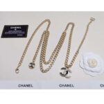 Chanel Women CC Belt Gold Tone Metal Black Chanel Logo - Bild 4