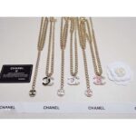 Chanel Women CC Belt Gold Tone Metal Black Chanel Logo - Bild 6
