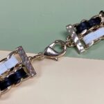 Chanel Women CC Belt Gold Tone Metal Black White Calfskin Lambskin Leather – Bild 11