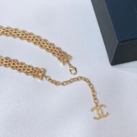 Chanel Women CC Chain Belt Metal Dark Gold (3)