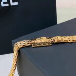 Chanel Women CC Chain Belt Metal Dark Gold – Bild 7