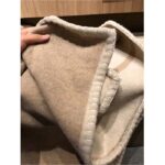 Chanel Unisex CC Cotton Wool Tweed Beige Sandy Multifunction Scarf Blanket - Bild 7