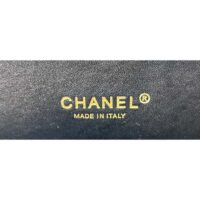 Chanel Women CC Flap Bag Strass Sequins Gold-Tone Metal Black White (5)