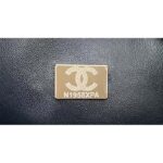 Chanel Women CC Flap Bag Strass Sequins Gold-Tone Metal Black White – Image 9