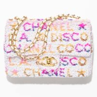 Chanel Women CC Small Flap Bag Sequins Gold-Tone Metal White Yellow Pink Blue (12)