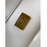 Chanel Women CC Small Flap Bag Sequins Gold-Tone Metal White Yellow Pink Blue – Image 10