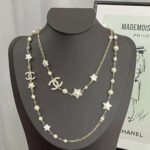 Chanel Women Long Necklace in Metal Resin Glass Pearls and Strass - immagine 2