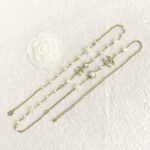 Chanel Women Long Necklace in Metal Resin Glass Pearls and Strass - immagine 5