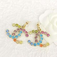 Chanel Women Pendant Earrings in Metal and Strass (1)