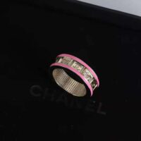 Chanel Women Ring in Metal-Pink (1)