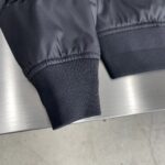 Dior Women CD Bomber Jacket Black Technical Twill Front Snap Closure Piped Side Pockets - Bild 8