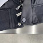 Dior Women CD Bomber Jacket Black Technical Twill Front Snap Closure Piped Side Pockets - Bild 9