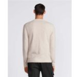 Dior Men CD Christian Dior Couture Cardigan Beige Cashmere Jersey – Image 13