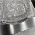 Dior Women CD Christian Dior Couture Cardigan Beige Cashmere Jersey - Bild 6