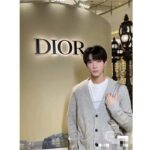 Dior Men CD Christian Dior Couture Cardigan Beige Cashmere Jersey – Image 10
