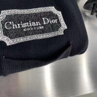 Dior Men CD Christian Dior Couture Cardigan Black Cashmere Jersey (6)