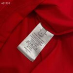 Dior Men CD Christian Dior Couture Relaxed-Fit T-Shirt Red Organic Cotton Jersey Reference 413J696C0554_C380 - immagine 9