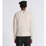 Dior Men CD Christian Dior Couture Sweater Beige Cashmere Jersey - Imagen 14
