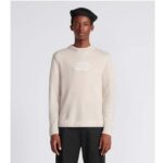 Dior Men CD Christian Dior Couture Sweater Beige Cashmere Jersey - Imagen 12