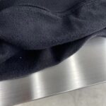 Dior Women CD Diamond Oversized Sweatshirt Navy Blue Organic Cotton Fleece – Image 8