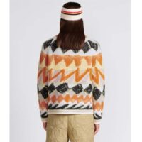 Dior Men CD Dior And Peter Doig Sweater Multicolor Wool Cashmere Jacquard (8)