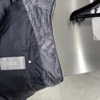 Dior Men CD Dior Oblique Down Jacket Grey Technical Jacquard (10)