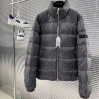 Dior Men CD Dior Oblique Down Jacket Grey Technical Jacquard (10)