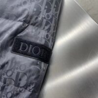 Dior Men CD Dior Oblique Down Jacket Grey Technical Jacquard (10)