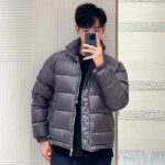 Dior Men CD Dior Oblique Down Jacket Grey Technical Jacquard - Image 10