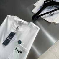 Dior Men CD Dior Otani Workshop Relaxed-Fit T-Shirt White Slub Cotton Jersey (3)