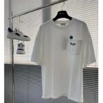 Dior Men CD Dior Otani Workshop Relaxed-Fit T-Shirt White Slub Cotton Jersey - immagine 2