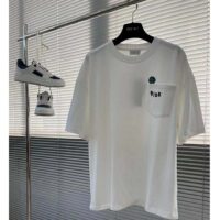 Dior Men CD Dior Otani Workshop Relaxed-Fit T-Shirt White Slub Cotton Jersey (3)