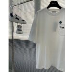 Dior Men CD Dior Otani Workshop Relaxed-Fit T-Shirt White Slub Cotton Jersey - immagine 4