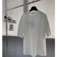 Dior Men CD Dior Otani Workshop Relaxed-Fit T-Shirt White Slub Cotton Jersey (3)