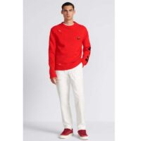 Dior Men CD Dior Otani Workshop Sweater Red Wool Cashmere Jersey (12)