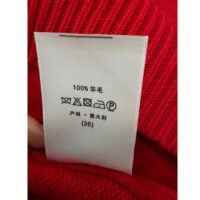 Dior Men CD Dior Otani Workshop Sweater Red Wool Cashmere Jersey (12)